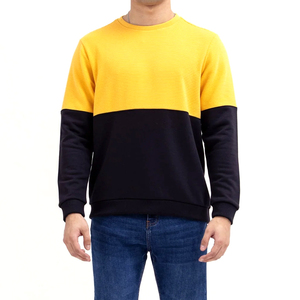 Sudadera de Cuello Redondo con Logotipo Personalizado para Hombre, Color Sólido, Invierno, Algodón, Teñido Liso, Servicio OEM, Superventas - Product Image 1