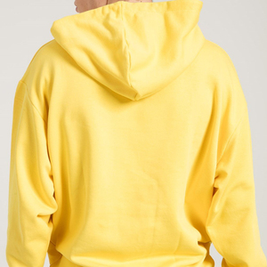 High Quality 380gsm Oversized <b>Pullover</b> Hoodies <b>Men</b> Drop Shoulder Silk Screen Printed Pocket Design Plain Dyed Winter Breathable - Product Image 5