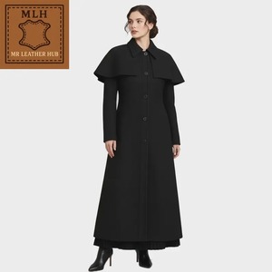 เสื้อคลุมขนสัตว์สไตล์วินเทจสำหรับฤดูใบไม้ร่วง-ฤดูหนาว - Product Image 1