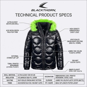 Chaqueta de Invierno Acolchada Ligera para Hombre con Cuello Alto y Capucha, Logotipo Personalizado, Alta Calidad, Precio al por Mayor, Ropa Casual OEM - Product Image 4