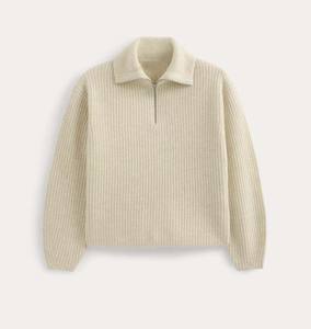 Suéter de Punto Acolchado para Mujer - Jersey de Invierno Extra Cálido - Suéter de Punto Grueso de Color Sólido, Suave y Transpirable - Product Image 1