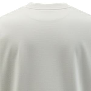 Camiseta Oversize para Hombre, Color Gris Claro, Manga Corta, Cuello Redondo, Algodón, Estilo Casual Urbano, Logotipo Pequeño en el Pecho, Camiseta de Verano - Product Image 4