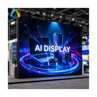 Mur vidéo LED AI P1.2/P1.25/P1.53/P1.86/P2/P2.5 7680Hz 4K sans scintillement, haute fréquence de rafraîchissement, épissage fluide, fin, résistant à la lumière du soleil