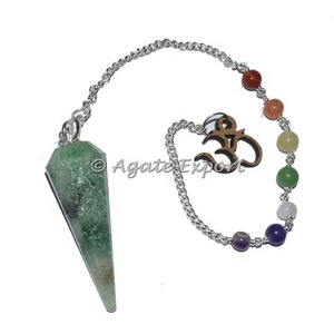 Jaspe rouge 7 Chakra spirale pendules 3 pièces cristal pierres précieuses sculptures Feng Shui amour Style pour la décoration de la maison sculpture gravures - Product Image 5