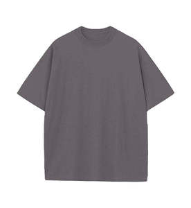เสื้อยืดคอกลมแขนสั้นพิมพ์ลายดิจิตอลโลโก้ตามสั่ง เนื้อผ้าระบายอากาศ ไม่ยับ หนัก 320gsm ผ้าฝ้าย 100% เสื้อยืดผู้ชายแบบเรียบ - Product Image 3