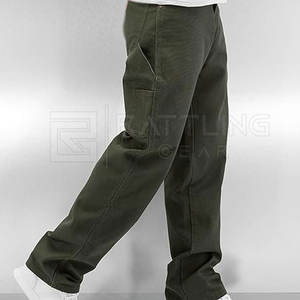 High Quality Men's Baggy <b>Jeans</b> Comfortable and Stylish with OEM Service White Wash Loose Fit and High <b>Waist</b> - Product Image 2