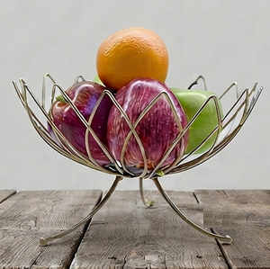Nuevo Diseño de Utensilios de Cocina, Cesta de Frutas Moderna de Alambre Metálico, Organizador de Almacenamiento para Cocina - Product Image 4