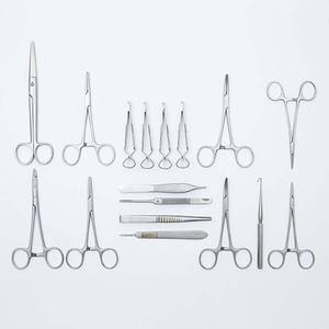 Panier de stérilisation de qualité médicale en treillis métallique avec supports en silicone bleu pour l'utilisation d'instruments en clinique et à l'hôpital - Product Image 6