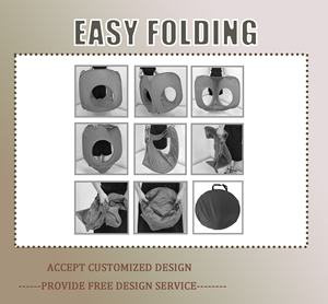 Nouveau design de parc Pop Up pour petits animaux avec tunnel intérieur extérieur <span class=keywords><strong>cage</strong></span> pour animaux de compagnie tente avec sac de transport chat <span class=keywords><strong>Hamster</strong></span> lapin parc pour animaux de compagnie - Product Image 6