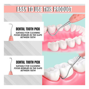 Professional Dental Tartar Scraper Double Ended Stainless Steel Dental Scaler for Plaque & Tartar Removal | Premium Oral Care - Product Image 4
