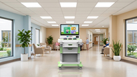 Sistema de Kiosco Médico de Autoregistro Huasheng, Energía Solar, Alta Precisión, Color Personalizado para Adultos Mayores
