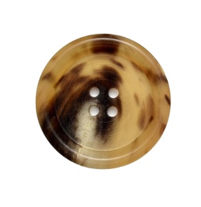 Boutons fantaisie en corne de buffle naturelle de haute qualité avec design tigre mélange de couleurs miel et rouge 1 2 3 couleurs pour vêtements pantalons chemise - Product Image 1