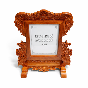 กรอบรูปไม้ลายดอกพลัม - Product Image 4