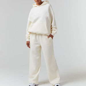 Womens Solid Collarless Breathable Tracksuit Oversized <b>Zip</b> <b>up</b> <b>Jacket</b> Short Pants Two Piece Set Casual Sport Jogger Suit - Product Image 1