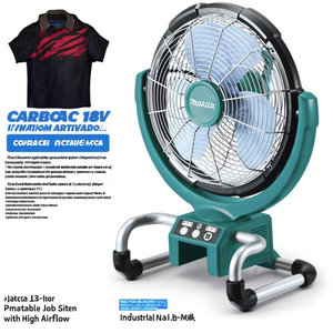 Ventilador Portátil Inalámbrico de 18V con Iones de Litio de 13 Pulgadas para Sitio de Trabajo con Alto Flujo de Aire - Product Image 2