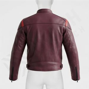 Veste de moto en cuir véritable pour homme de qualité supérieure, nouvelle arrivée, vestes de moto d'hiver, protections amovibles, personnalisables - Product Image 2