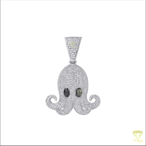 Joyería de Lujo con Animales como Motivos, Colgante Hecho a Mano con Diamantes Cultivados en Laboratorio, Joyería Personalizada Estilo Rapero - Product Image 3