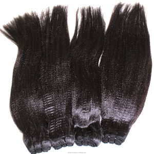 Obtenez une texture et un volume audacieux avec nos cheveux humains lisses et crépus, offrant un mouvement naturel, un style polyvalent au quotidien - Product Image 1