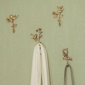 Luxury Brass Wall <b>Hooks</b> Modern Minimalist Design Durable Robe Hanger Kitchen Organizer Stylish Interior Decoration Accent - Product Image 4