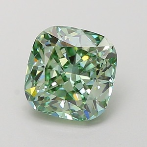 Diamant de laboratoire CVD vert vif fantaisie modifié taille coussin carré de 1,51 carat, clarté VS1, excellente taille, pierre précieuse de luxe pour bijoux - Product Image 6