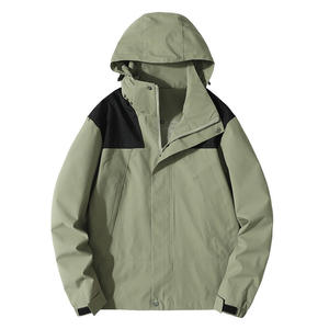 Waterproof Hooded <b>Softshell</b> <b>Jacket</b> Custom Logo Stand Breathable <b>Jacket</b> for Men - Product Image 5