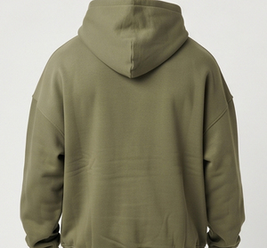 Sweat à capuche en molleton coupe décontractée pour homme, 100% coton, ample, oversize, épaules tombantes, style streetwear, hiver - Product Image 4