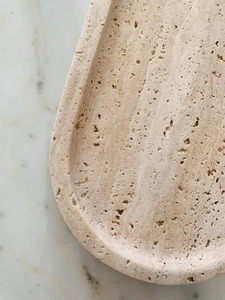 Bandeja de Servir de Resina de Travertino de Lujo, Bandeja Decorativa Hecha a Mano con Resina Epoxi para Decoración del Hogar - Product Image 6