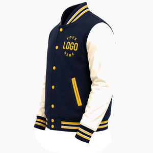 Manufacturer Wholesale Price Long Canvas Baseball <b>Jacket</b> <b>Summer</b> Wear Custom Logo Windproof Waterproof Breathable Reversible <b>Men</b> - Product Image 2