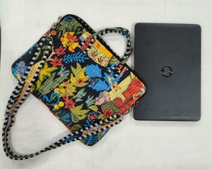 Quilted <b>Laptop</b> <b>Bag</b> Cotton Printed Fabric Eco-Friendly and Durable for Office Use - Product Image 3