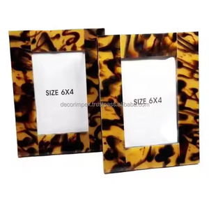 Marco de fotos de resina decorativo para el hogar de alta calidad Marco de fotos de mesa hecho a mano - Product Image 3