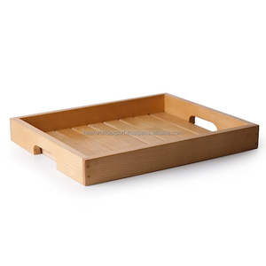 Bandeja de madera antigua Bandeja de servicio de comida de madera de acacia natural Uso para el hogar Hotel y restaurante por Falak World Export - Product Image 6