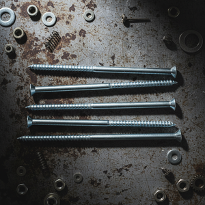 Vis à bois fraisées en acier au carbone de marque PDC, filetage grossier, filetage partiel, finition oxyde noir, métrique/pouces, classe 4, haute résistance - Product Image 1