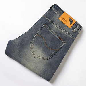 Pantalones Vaqueros Anchos Personalizados para Hombre, de Alta Calidad, Estilo Vintage, Lavados y Desgastados, Estilo Hip Hop Urbano - Product Image 5