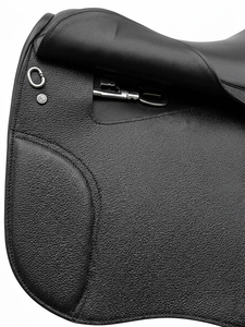 Silla de Montar de Cuero Negro Premium para Doma Clásica, Equipo de Equitación Cómodo y Duradero, Accesorios para Caballos para Entrenamiento y Exhibición - Product Image 2
