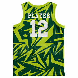 ชุดยูนิฟอร์มบาสเก็ตบอลมืออาชีพกำลังมาแรง ชุดเสื้อและกางเกงพิมพ์ชื่อทีมตามสั่ง แห้งเร็ว น้ำหนักเบา ระบายอากาศได้ดี - Product Image 3