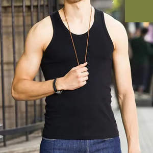 เสื้อกล้ามขายดีที่สุด บริการ OEM ออกแบบเสื้อกล้ามผู้ชายระบายอากาศได้ดี ไซส์ใหญ่ เสื้อกล้ามผู้ชายจากปากีสถาน เสื้อกล้ามสำหรับออกกำลังกาย - Product Image 4