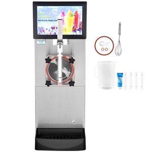 Macchina Commerciale per Granita in Acciaio Inossidabile da 1050W, 8L/2.1 Galloni, Vasca Singola, 220V, con Modalità di Congelamento Rapido per Margarita e Smoothie Congelati - Product Image 1