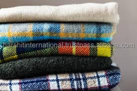 2023 Top vente couvertures en laine robuste Harshit International Inde-70% laine 30% synthétique haute qualité tricoté maison hiver - Product Image 2