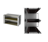 RDEKONO Subrack avec support pour faisceau optique léger ou lourd pour différentes applications, en aluminium industriel, compatible PCI VME