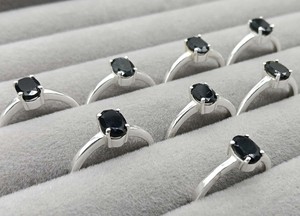 Natural Red <b>Garnet</b> Claw Set Round Brass <b>Silver</b> Plated Trendy Statement Gemstone <b>Ring</b> Bulk Jewelry - Product Image 5