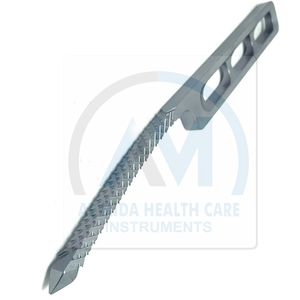 เครื่องมือผ่าตัดกระดูกแบบใช้มือ Al Mida Healthcare Orthopedic Bone File Rasp ระดับ Class II ได้รับการรับรองมาตรฐาน CE ISO13485 รับประกันตลอดอายุการใช้งาน - Product Image 2