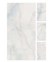CLARE NATURAL Première Choix Carreaux de Porcelaine Polie Effet Onyx 24x48 Surface Brillante Carreaux Vitrifiés Appartement Moderne Céramique Novac