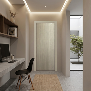 Puertas de MDF para Proyectos de Ingeniería, Puertas Interiores Anticorrosivas, Resistentes a la Humedad y al Calor, con Núcleo de MDF de Madera Sólida - Product Image 2