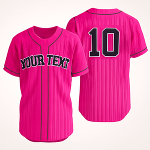 El Mejor Jersey Gris Sublimado y Personalizable para Jóvenes y Hombres, Uniformes de Béisbol y Sóftbol con Botones Completos, Transpirables y Cosidos - Product Image 5