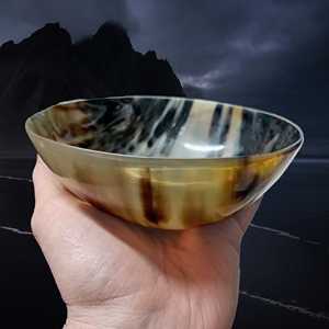 Tazón de Cuerno de Búfalo Hecho a Mano de Lujo – Tazón Ecológico con Patrón Natural para Servir y Decorar - Product Image 5
