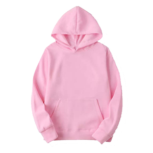 Nouveauté en promotion : Ensemble sweat à capuche rose pour homme, couleur unie, décontracté, pour l'automne, 100 % coton - Product Image 2