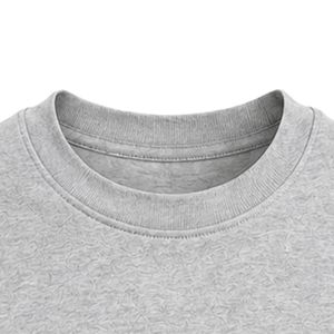 Heather Gray Short Sleeve Crew Neck <b>T</b> <b>Shirt</b> with JJ Embroidered Letter Logo on Front and Large Back Design Casual Streetwear - Product Image 2