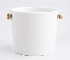 Seau à glace en résine florale bohème avec poignées en corde, étanche et durable, 3L, rond, pour vin et boissons, idéal pour la maison, le bar ou les fêtes - Product Image 5
