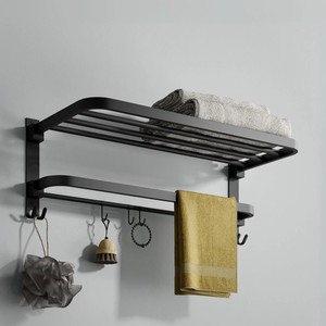 Toallero Minimalista de Acero Inoxidable para Baño, Barra Metálica para Toallas Montada en la Pared - Product Image 6