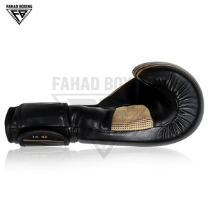 Guantes de Boxeo de Última Generación para Adultos, Estilo Negro y Dorado, para Competencia de Combate, Personalización a Precio de Fábrica - Product Image 5